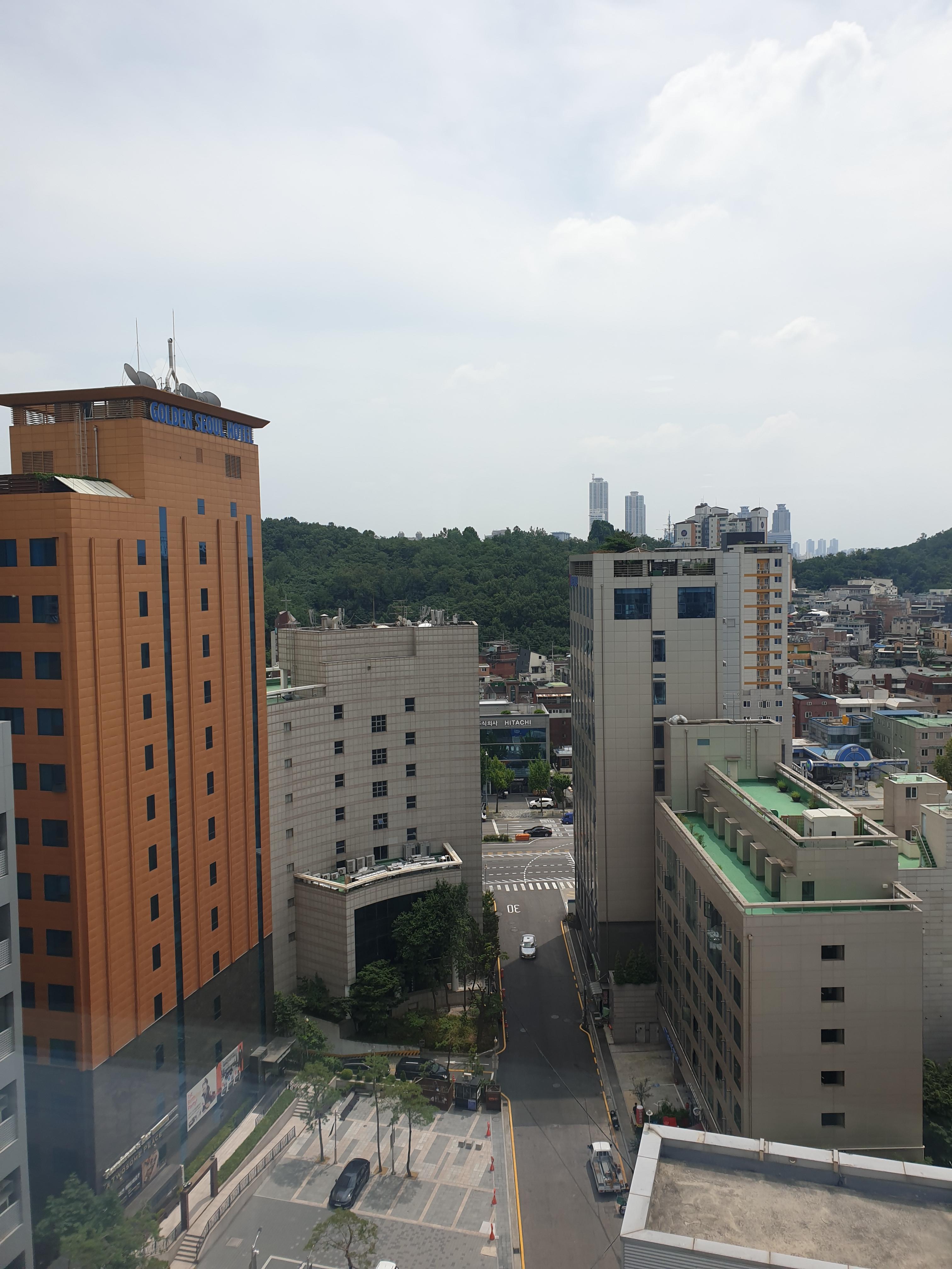 한강G트리타워 옥상에서 내려다 본 사진2