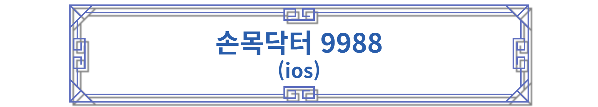 손목닥터 9988 ios