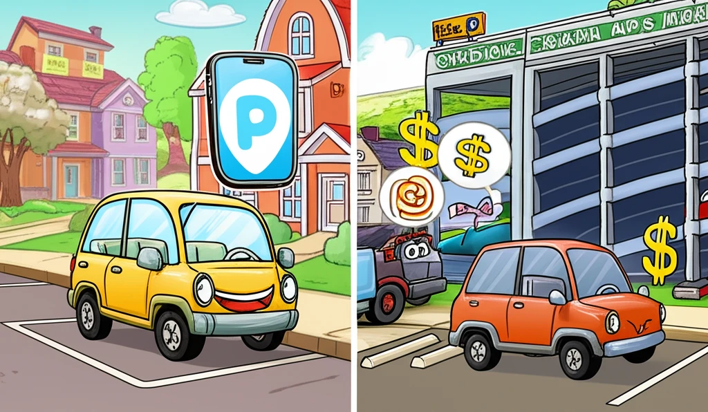 개봉역 장시간 주차 시 유용한 주차장..