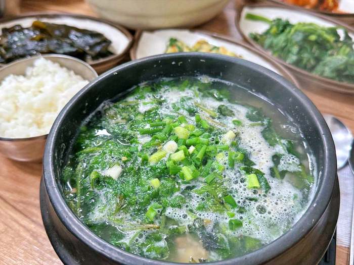 6시내고향 충남 보령 도다리쑥국 맛집