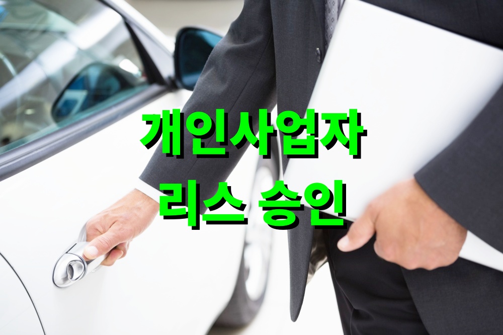 개인사업자 리스 승인