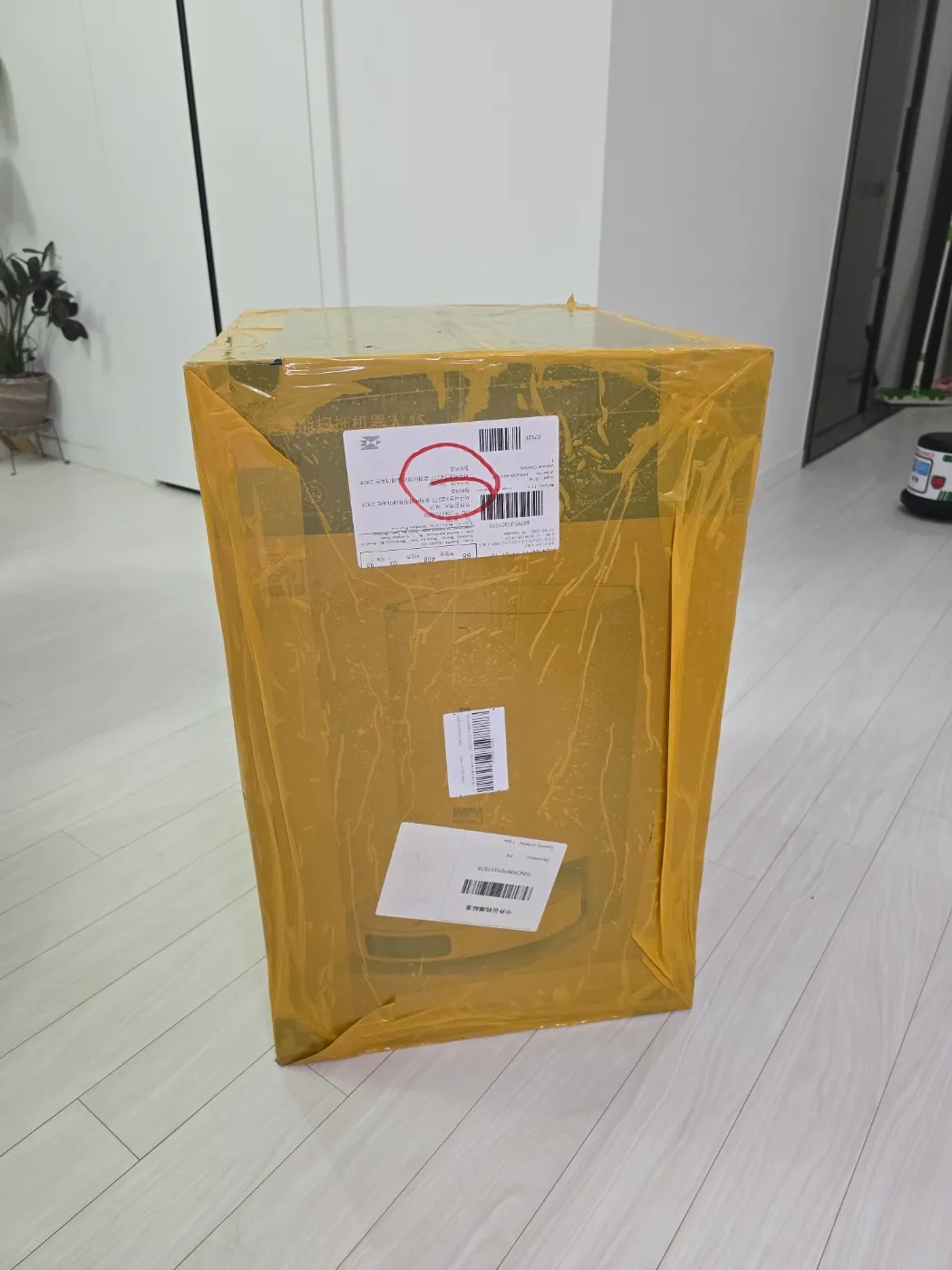 샤오미 미지야 로봇청소기 언박싱