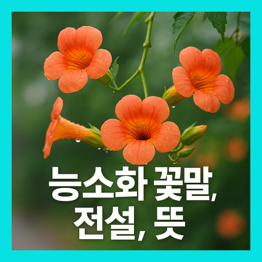 능소화 꽃말 (+전설, 뜻)