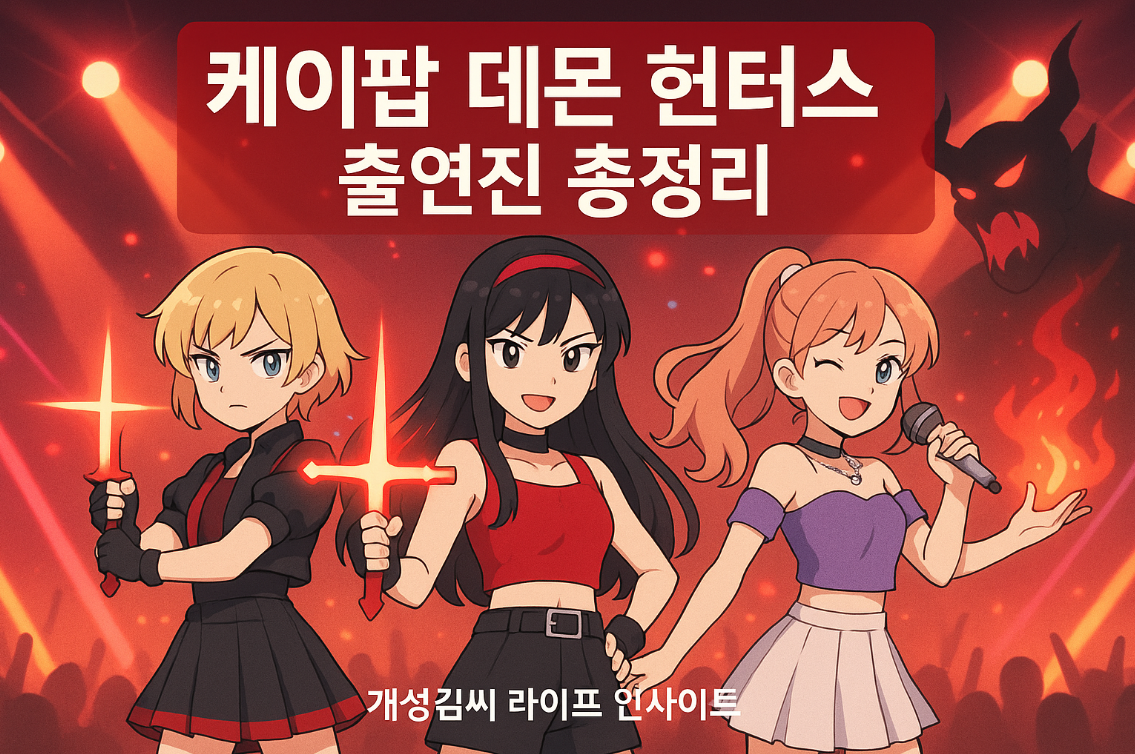 케이팝데몬헌터스출연진,넷플릭스 애니메이션,트와이스 OST,안효섭 성우,성우 라인업,헌트릭스,사자 보이즈,루미 미라 조이,성우진,넷플릭스 애니