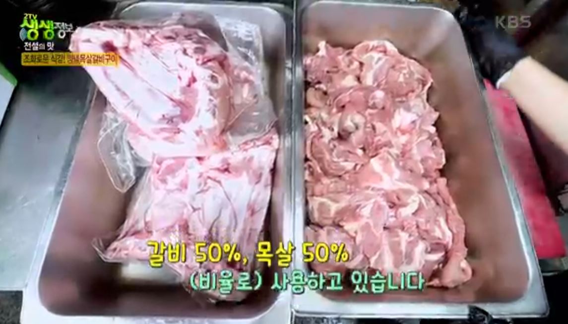 핵심고기 재료 준비