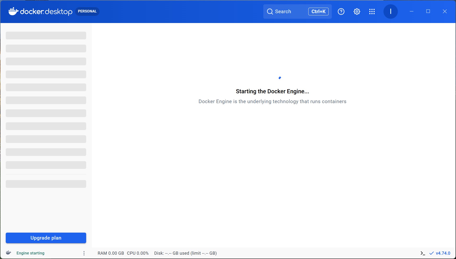 Starting the Docker Engine