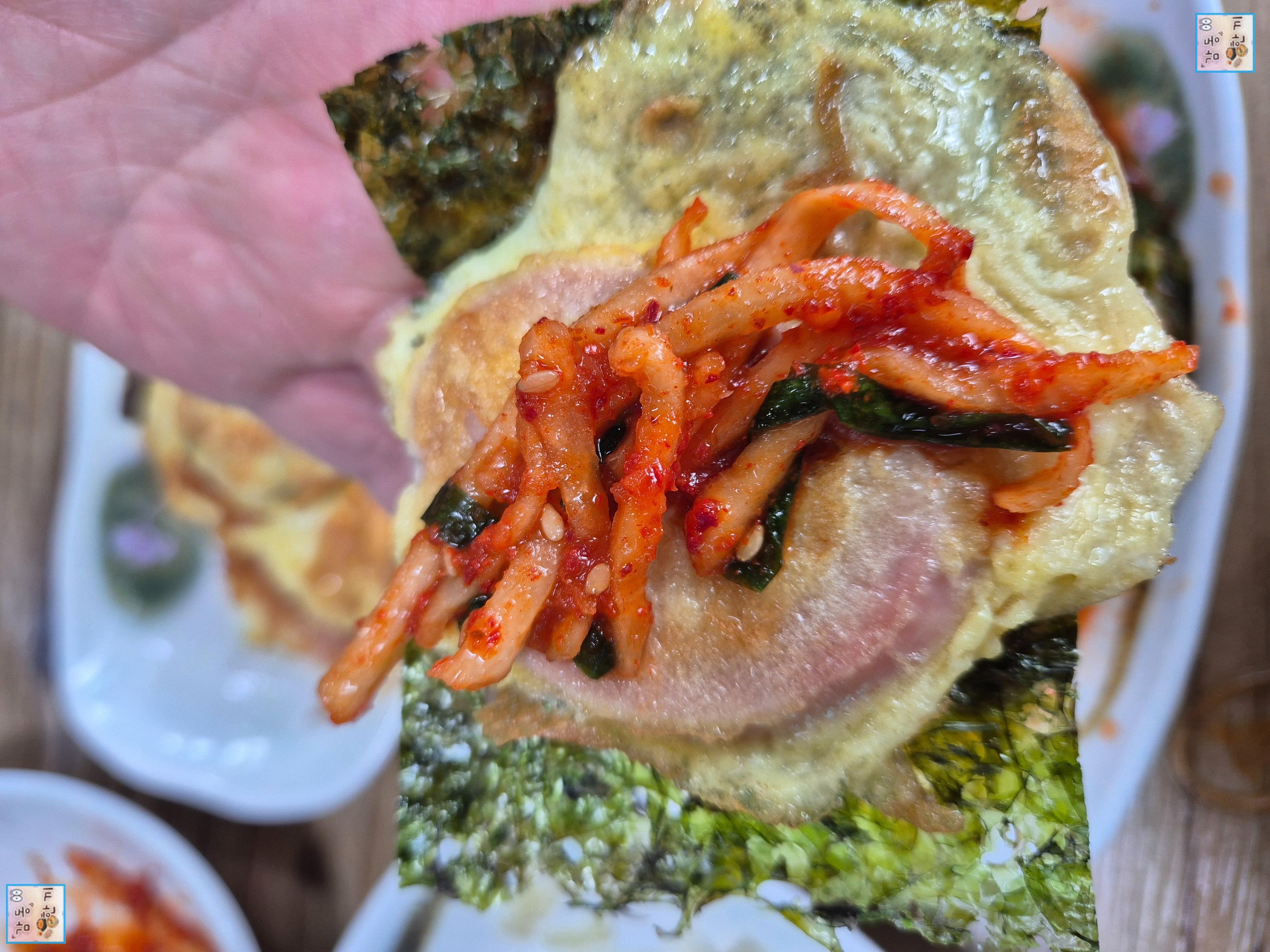 양구 재래식손두부 본점 기본 반찬 JMT조합