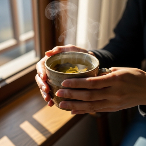 감잎차 먹는 방법