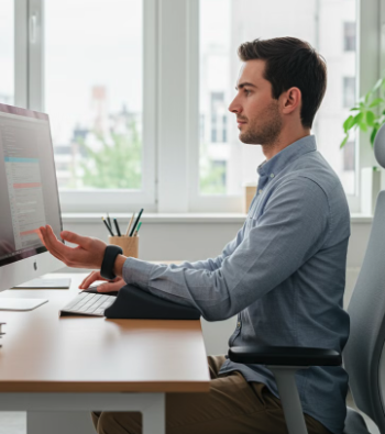 손목 보호 바른 자세