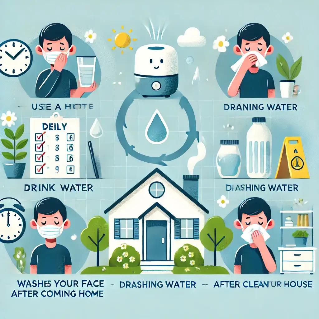 콧물을 방지하는 일상 속 팁