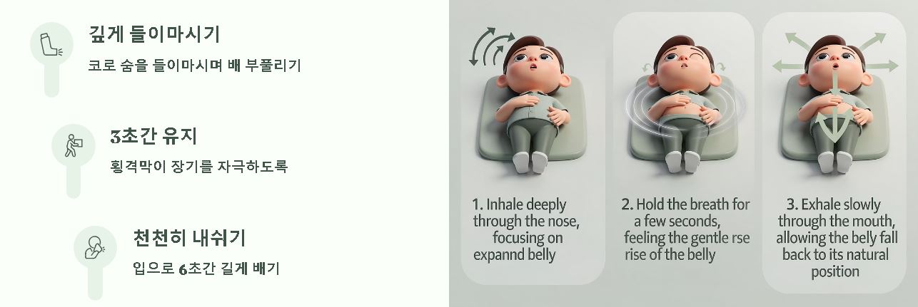 배에 가스 빼는 방법 자세 및 마사지