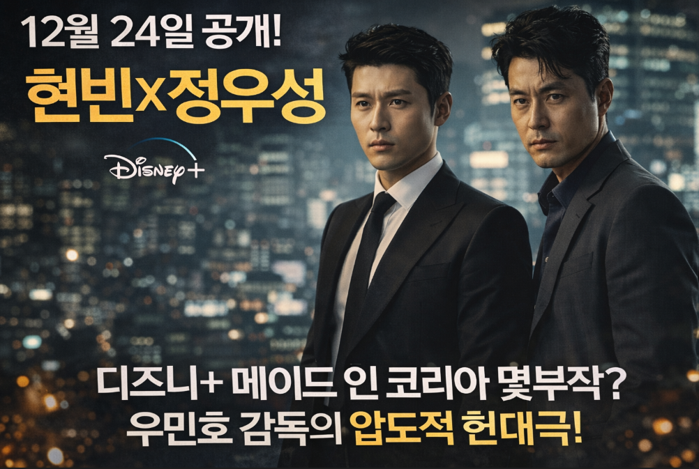 현빈X정우성 디즈니+ 신작 메이드 인 코리아 몇부작인지 궁금하다면?