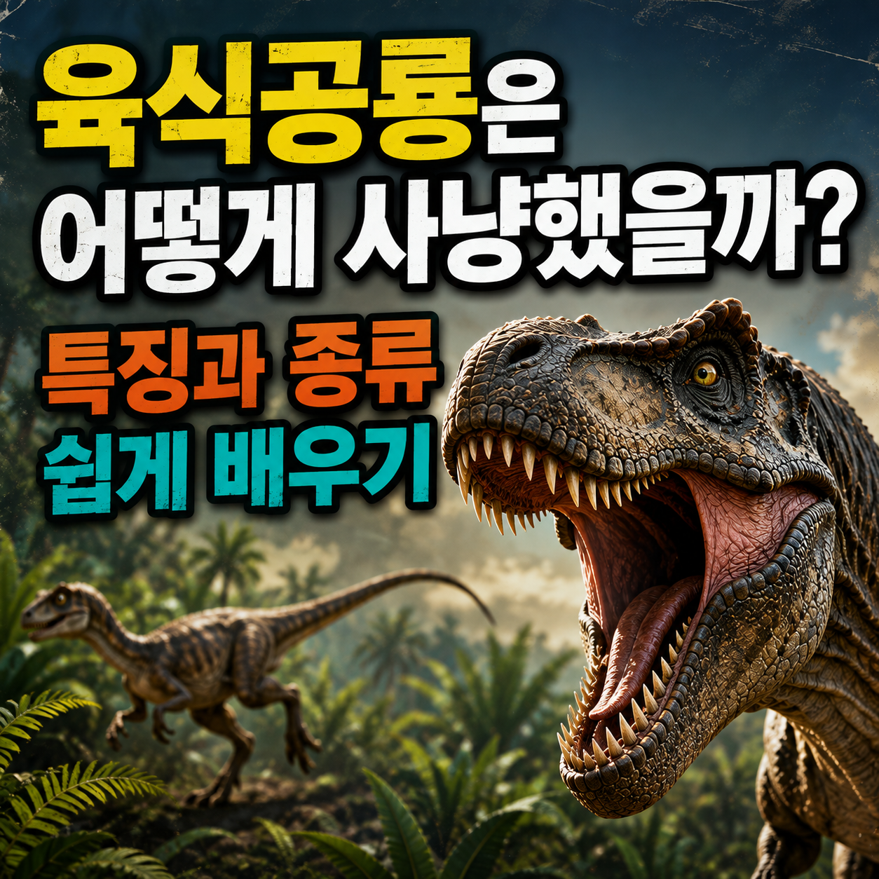 육식공룡은 어떻게 사냥했을까