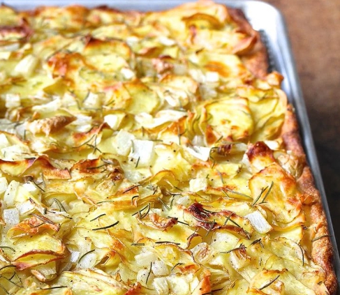 한국의 감자 요리 포테이토 피자