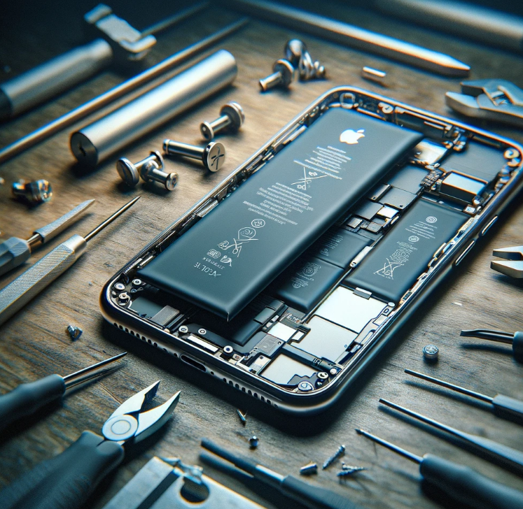 아이폰-분리하는모습