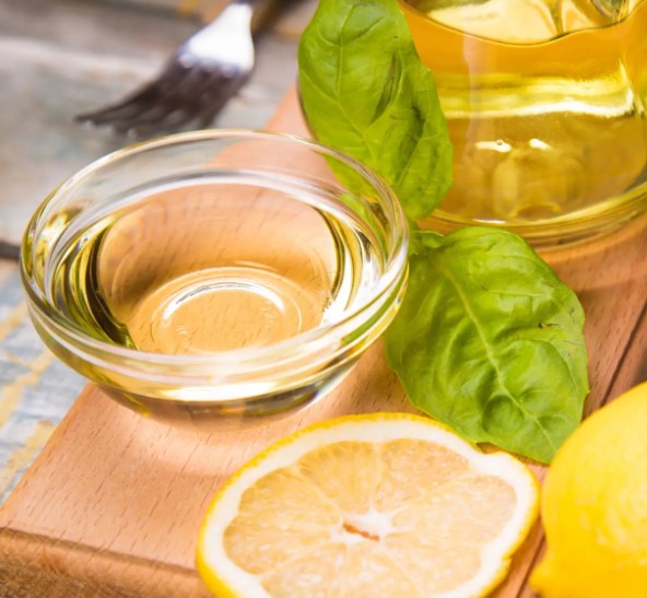 올리브오일과 레몬즙
