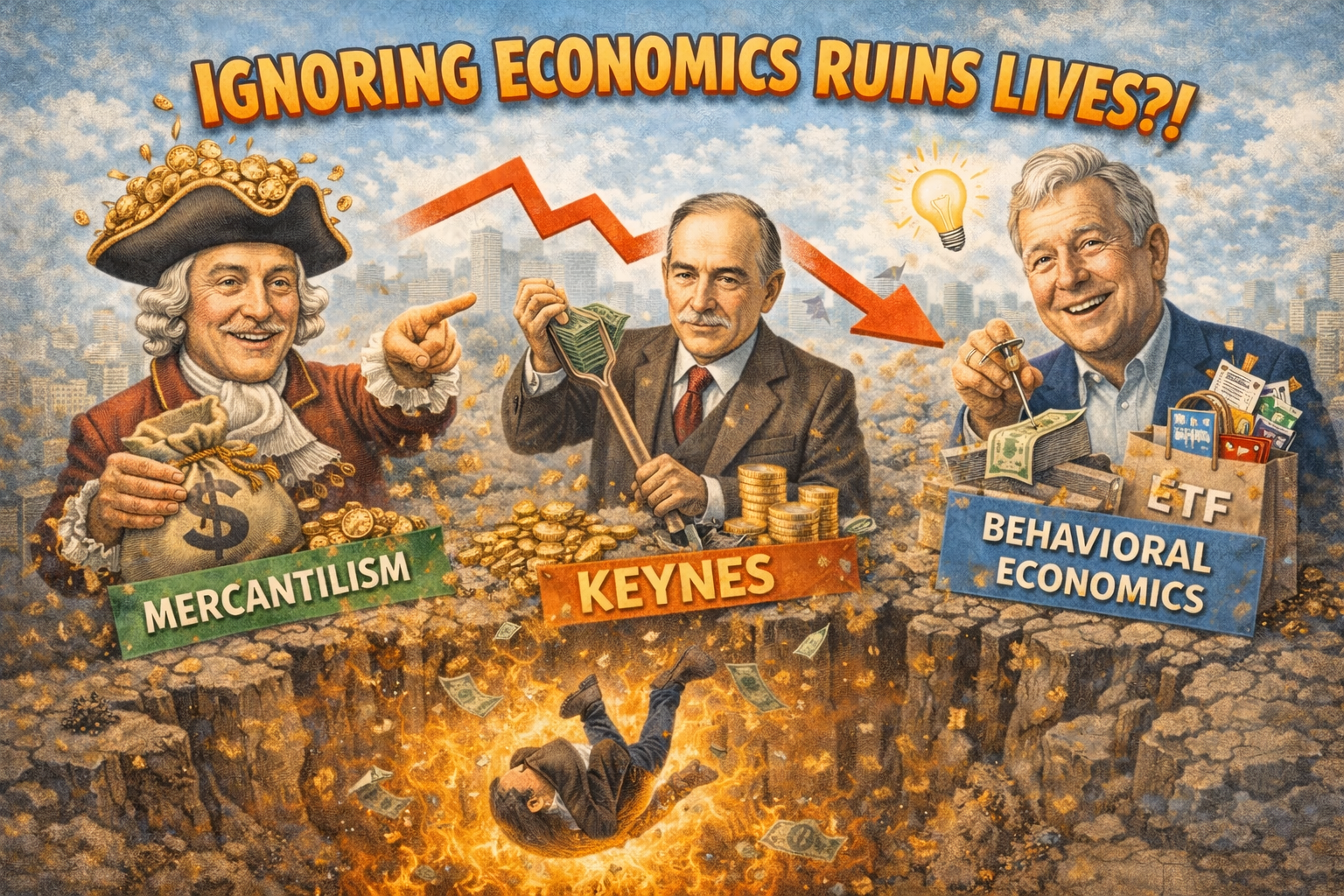경제를 모르면 왜 손해 볼까(중상주의, 케인즈, 행동경제학)