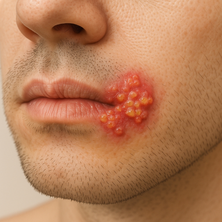 단순포진 관련 자료 사진