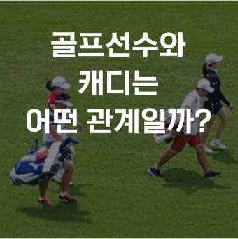 캐디직업의 장단점