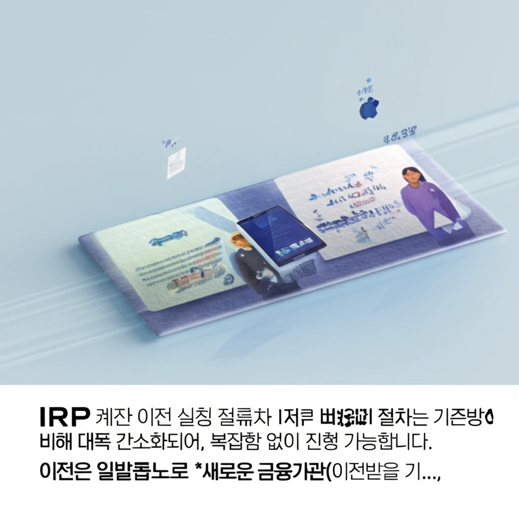 IRP 계좌 이전 전 반드시 확인해야..
