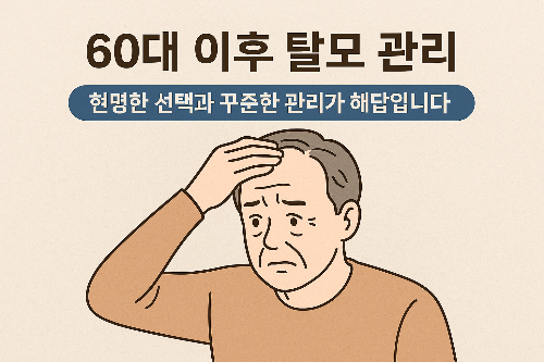 60대 이후 탈모 관리
