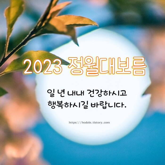 새해첫보름달
