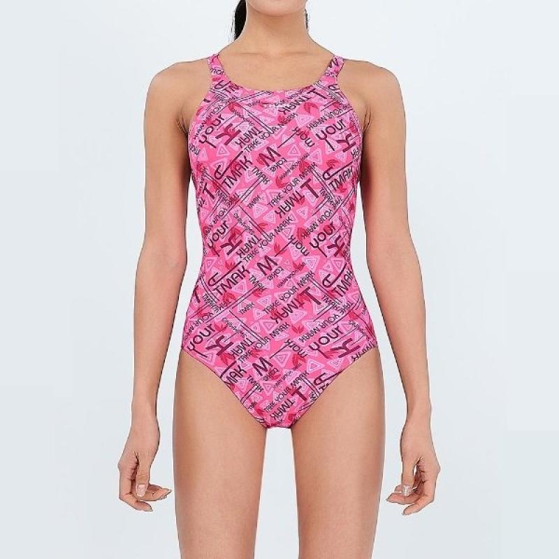 티막 스포츠 탄탄이 여성 실내수영복 QXT0133PK