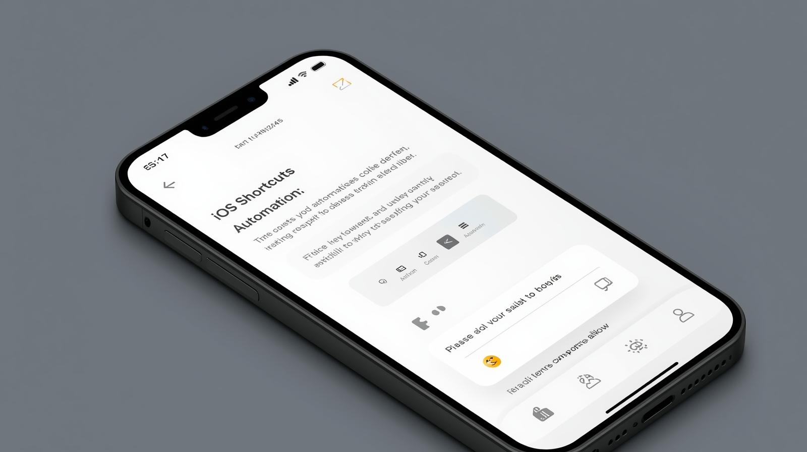 iOS 숏컷 참고이미지