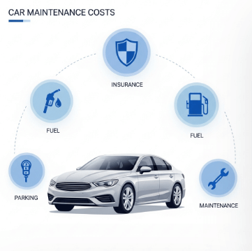 중형 세단 유지비 비교1