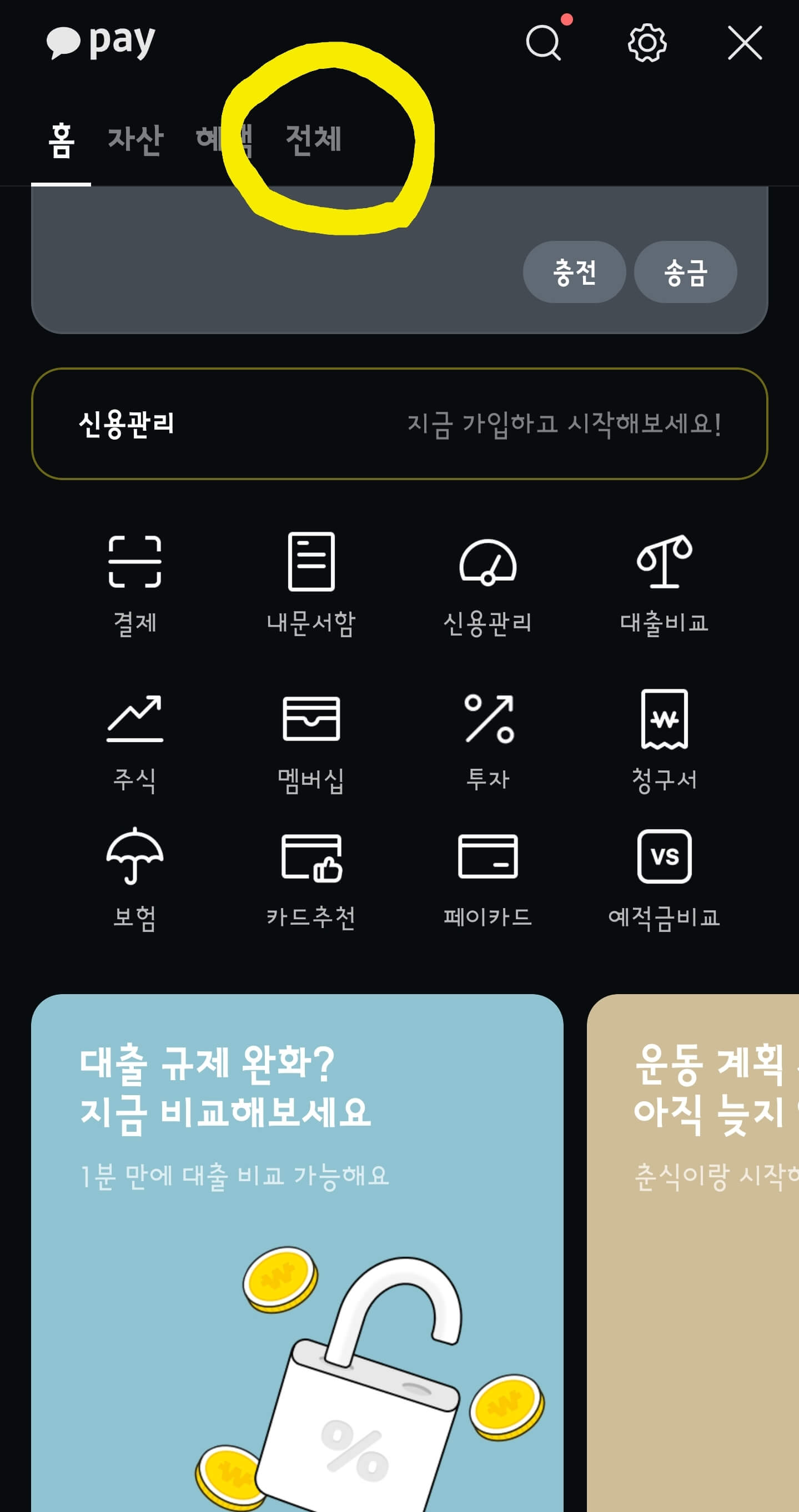 카카오페이 실비 청구1