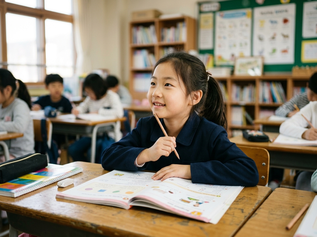 초등 영어 교재를 보며 생각하는 아이