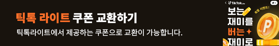 틱톡 라이트 앱테크