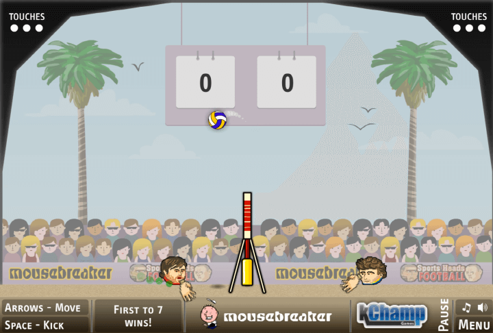 2인용-대두배구-플래시게임-시작-화면