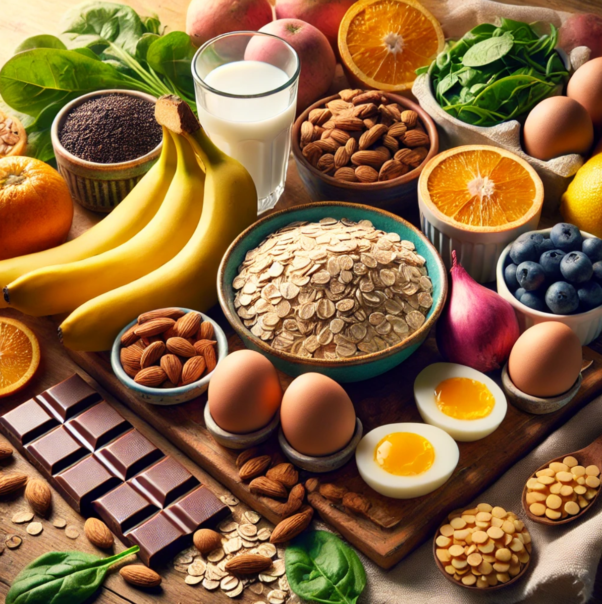 카페인 없이 에너지를 높이는 음식들