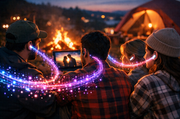 오라캐스트를 활용한 야외 미디어 공유와 새로운 콘텐츠 소비 문화.