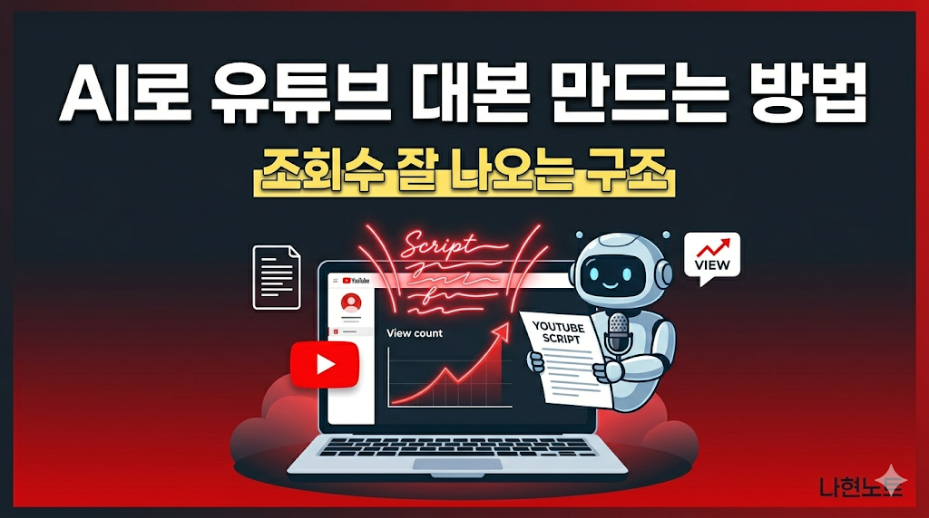 AI로 유튜브 대본 만드는 방법 (조회수 잘 나오는 구조)