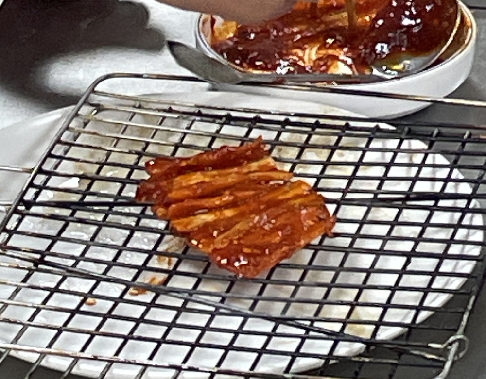 한식조리기능사 실기시험 준비 - 더덕구이 - 양념 바르기