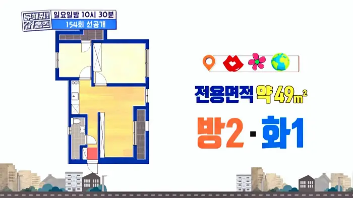 구해줘홈즈 서울 전세 강남역 40분 투룸 3억 8천 반전세 월세 50만 조실장 박하나 문희경 우화한세계 이거에반하니 세상에일원집이 투룸인가벽 금사빠천사빠 소개
