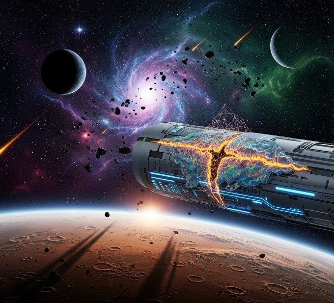 우주 탐사 장비에 적용되는 자가 치유 나노소재