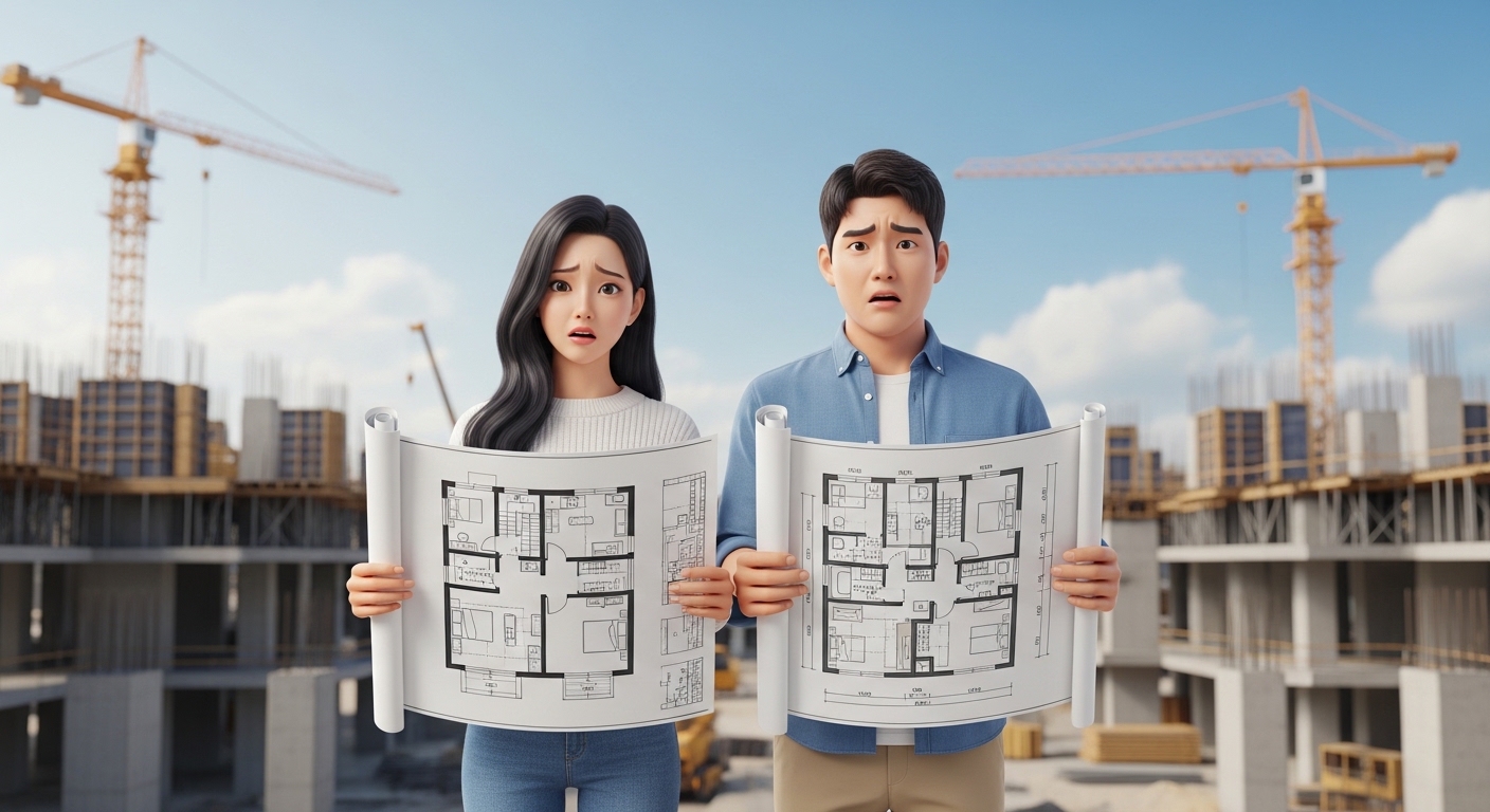 상가 조합원이 아파트 받을 때의 가격 