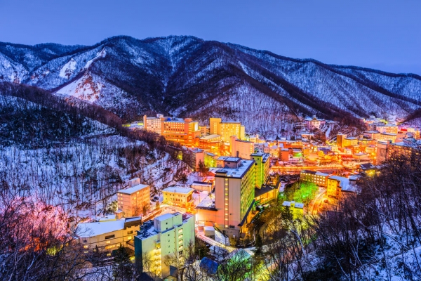 눈 내린 홋카이도