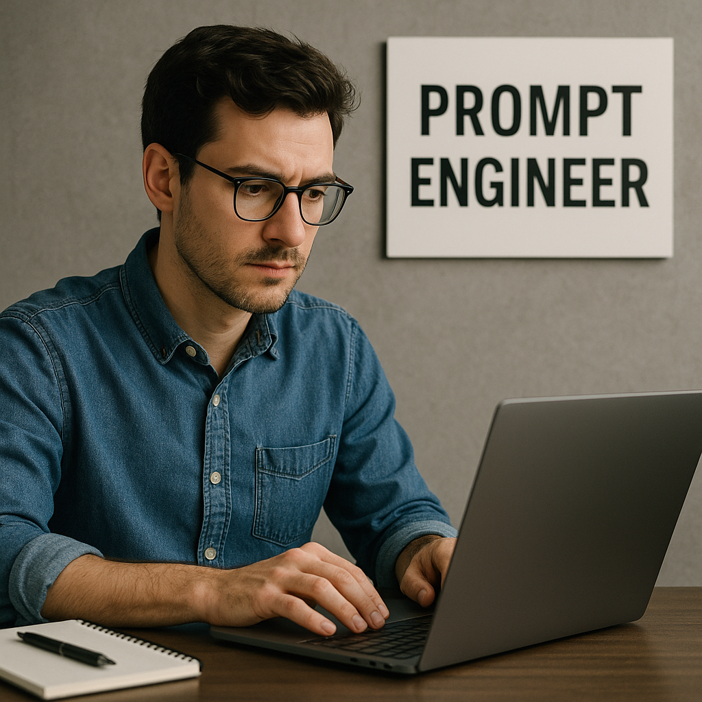 프롬프터 엔지니어의 모습