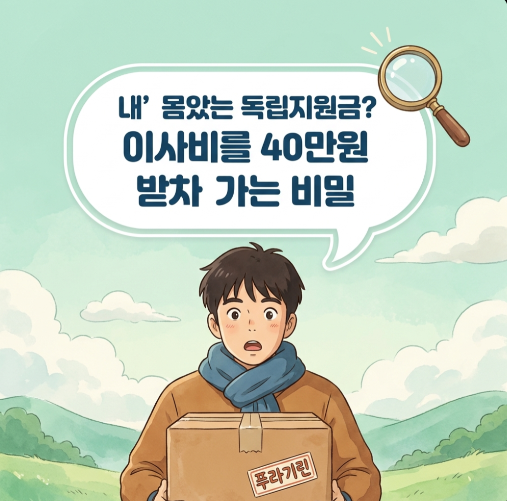 보조금24 청년 이사비 지원 조건을 확인하고 신청