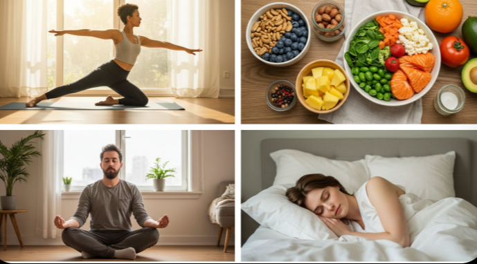 만성피로 극복을 위한 생활습관 개선 이미지