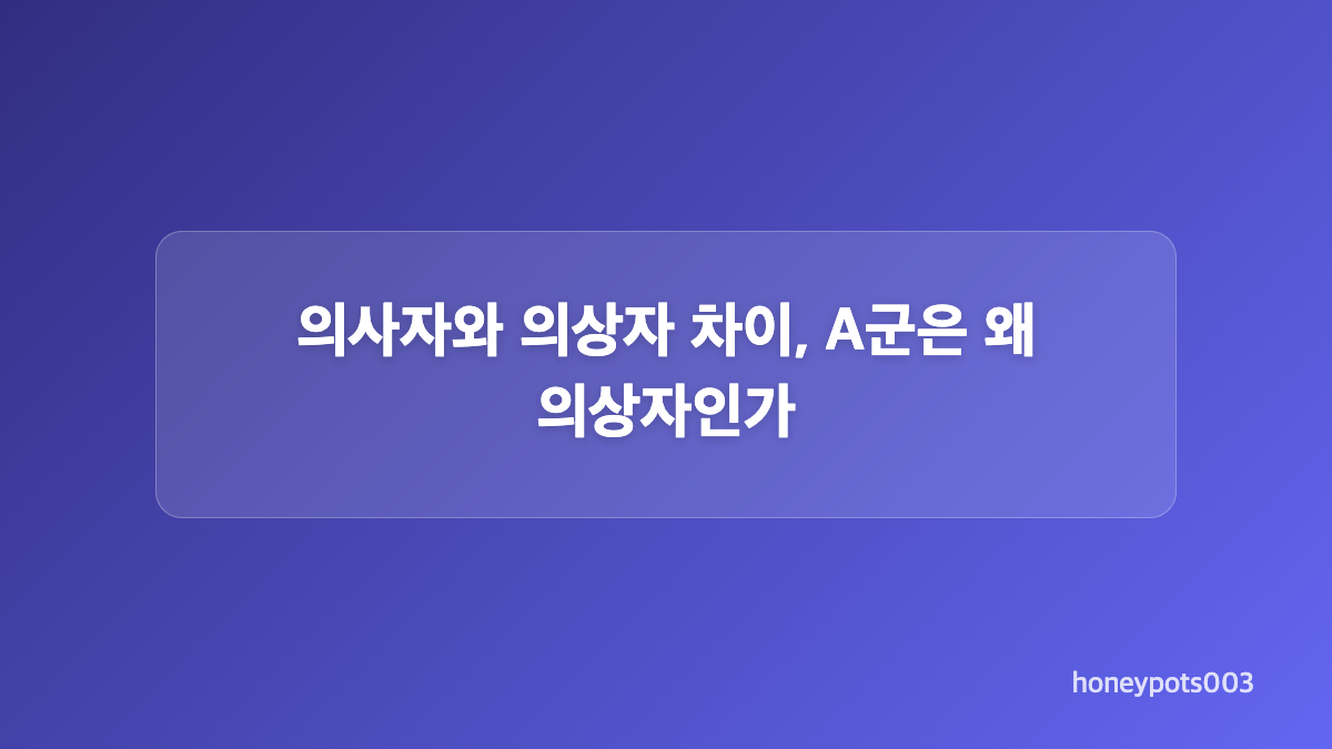 의상자 인정 과정과 보건복지부 심의 절차