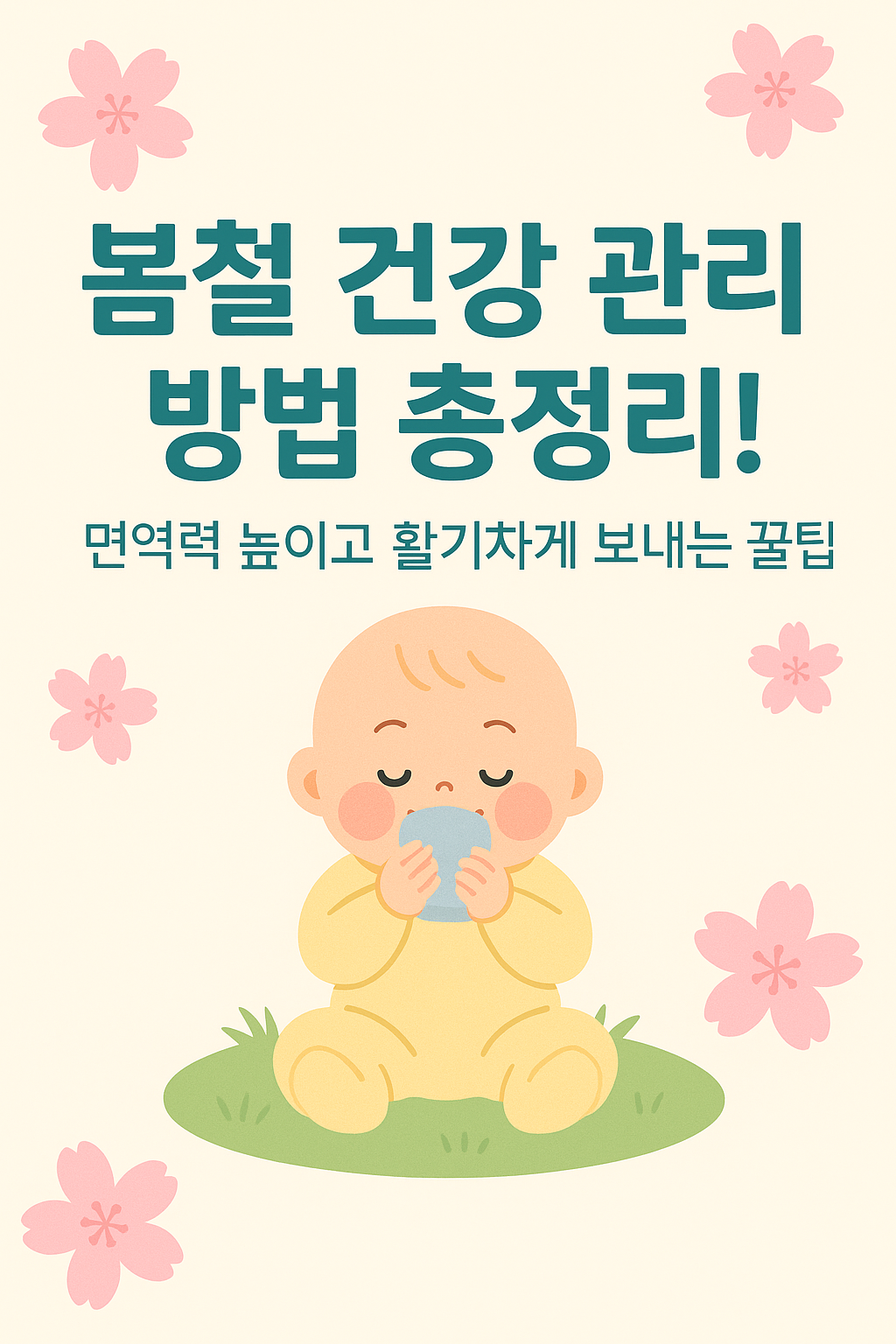봄철 건강 관리 방법 총정리! 면역력 높이고 활기차게 보내는 꿀팁