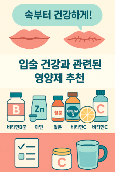 입술 건강 영양제 추천