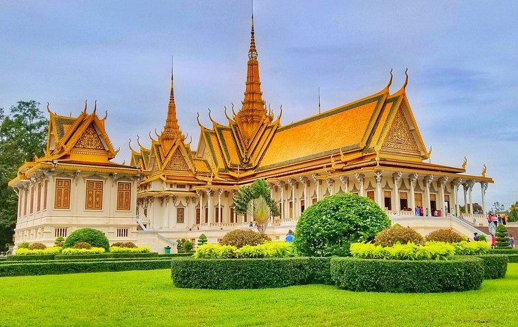 프놈펜 왕궁 사진