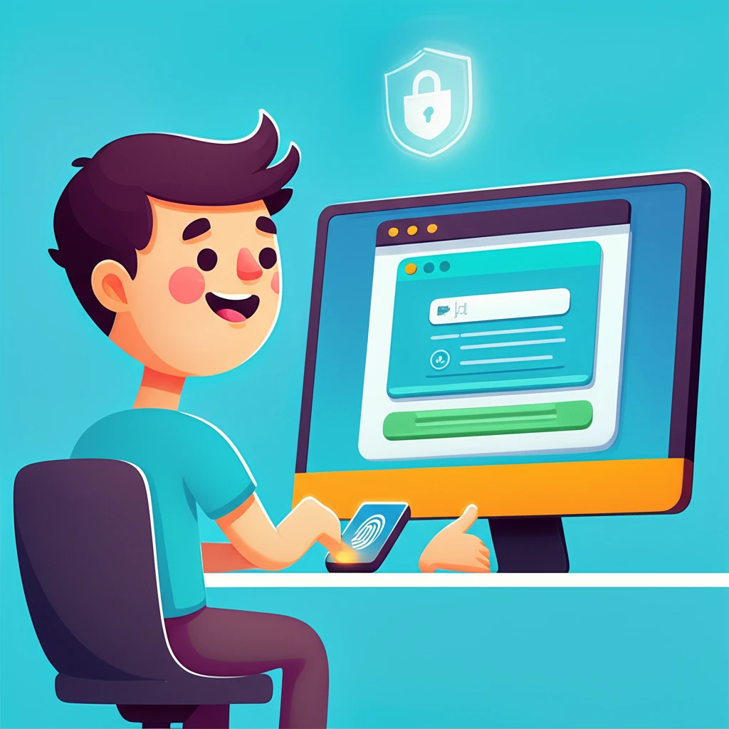 크롬 환경에서 네이버 패스키 등록하고..