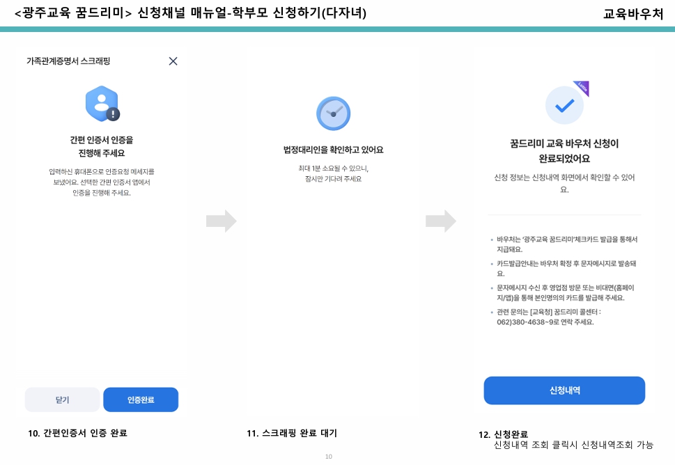 신청채널매뉴얼-학부모신청하기(다자녀